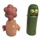 Rick and Morty Plumbus/ Pickle Rick Salt and Pepper Shaker Set